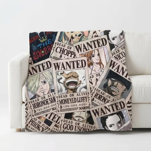Personalized Wanted Blanket