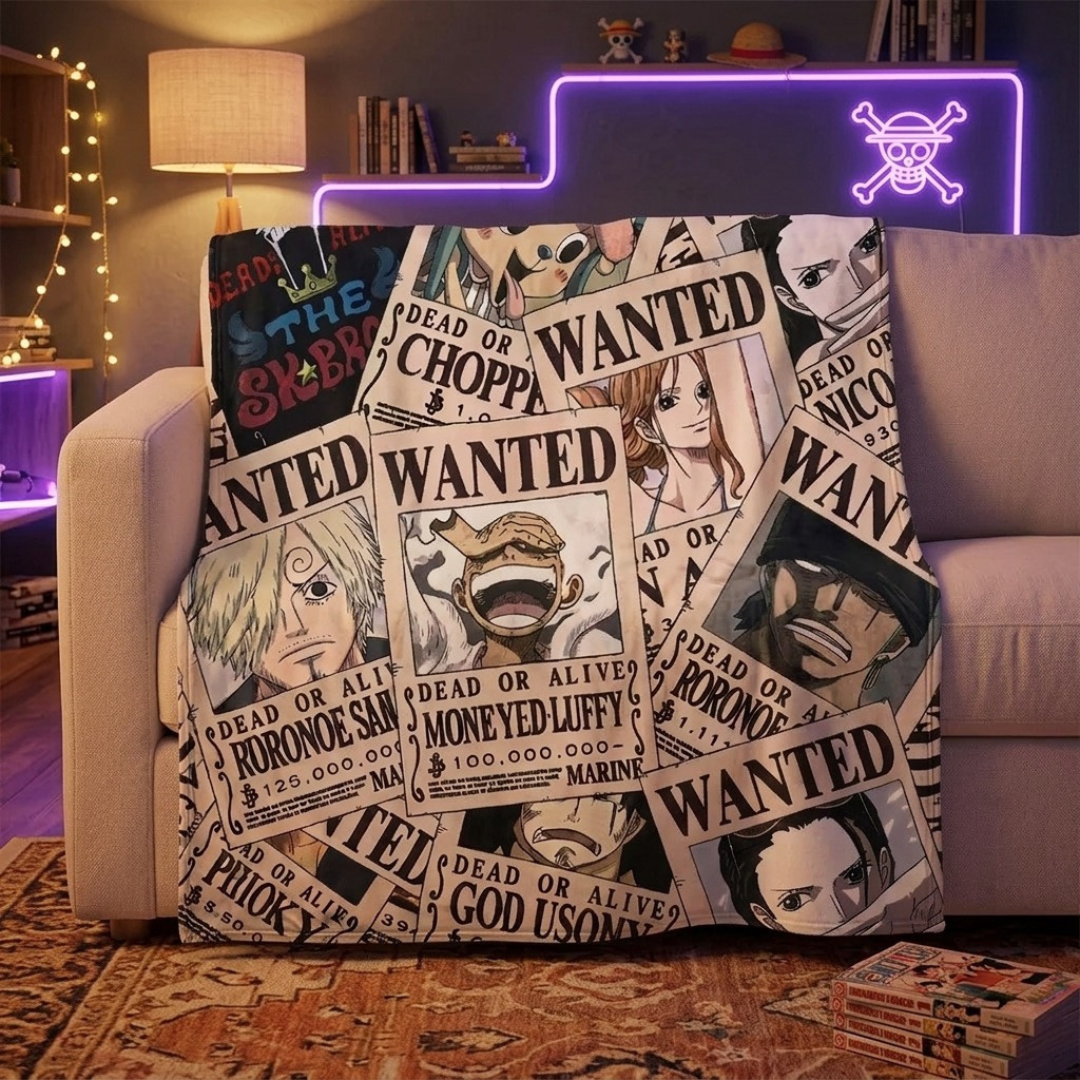 Personalized Wanted Blanket